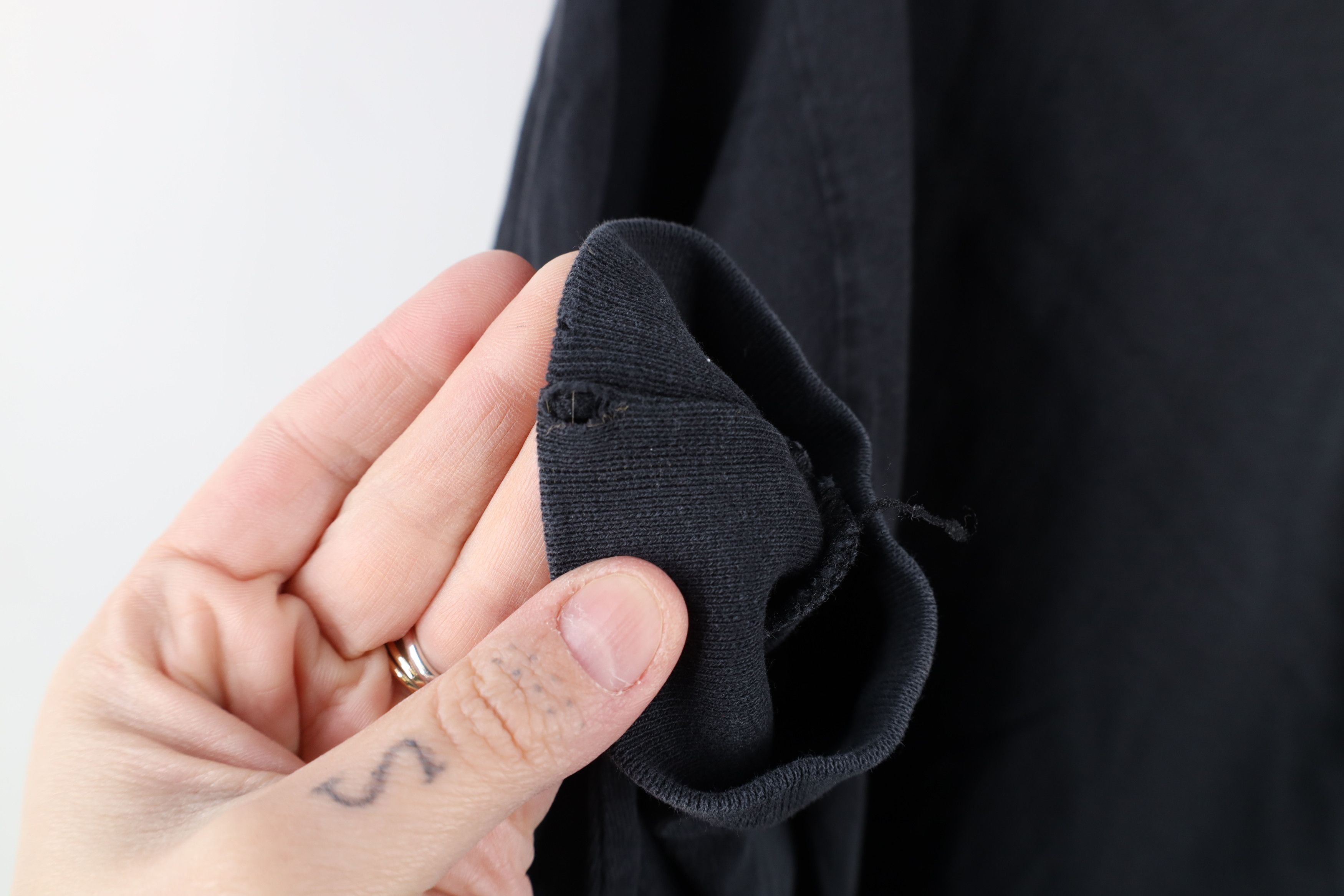 Vintage Vintage 90s Streetwear Cotton Mock Neck Long Sleeve T-Shirt Size US L / EU 52-54 / 3 - 9 Thumbnail