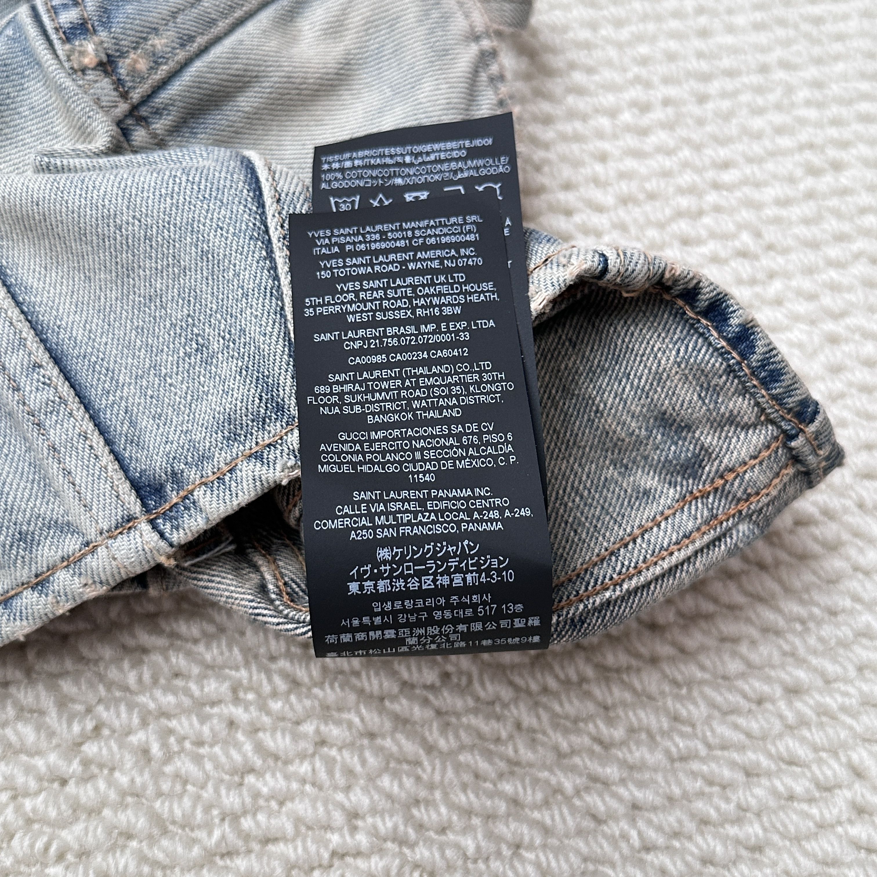 Saint Laurent Paris Saint Laurent denim top Size XS / US 0-2 / IT 36-38 - 8 Thumbnail