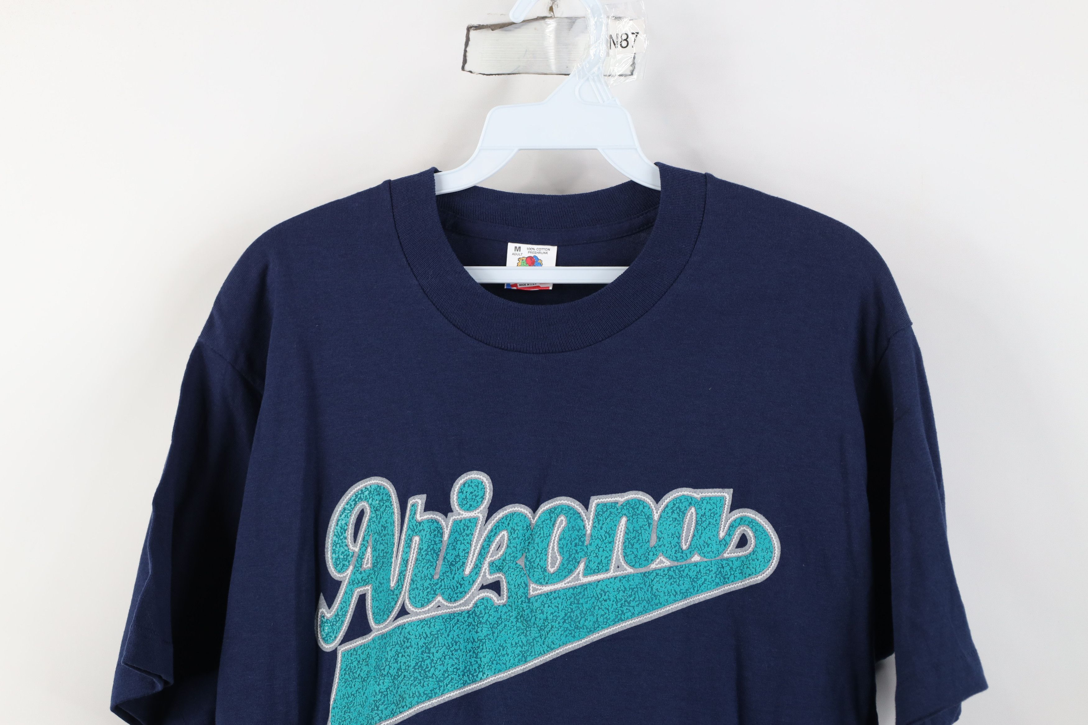 Vintage Vintage 90s Streetwear Spell Out Script Arizona T-Shirt USA Size US M / EU 48-50 / 2 - 2 Thumbnail