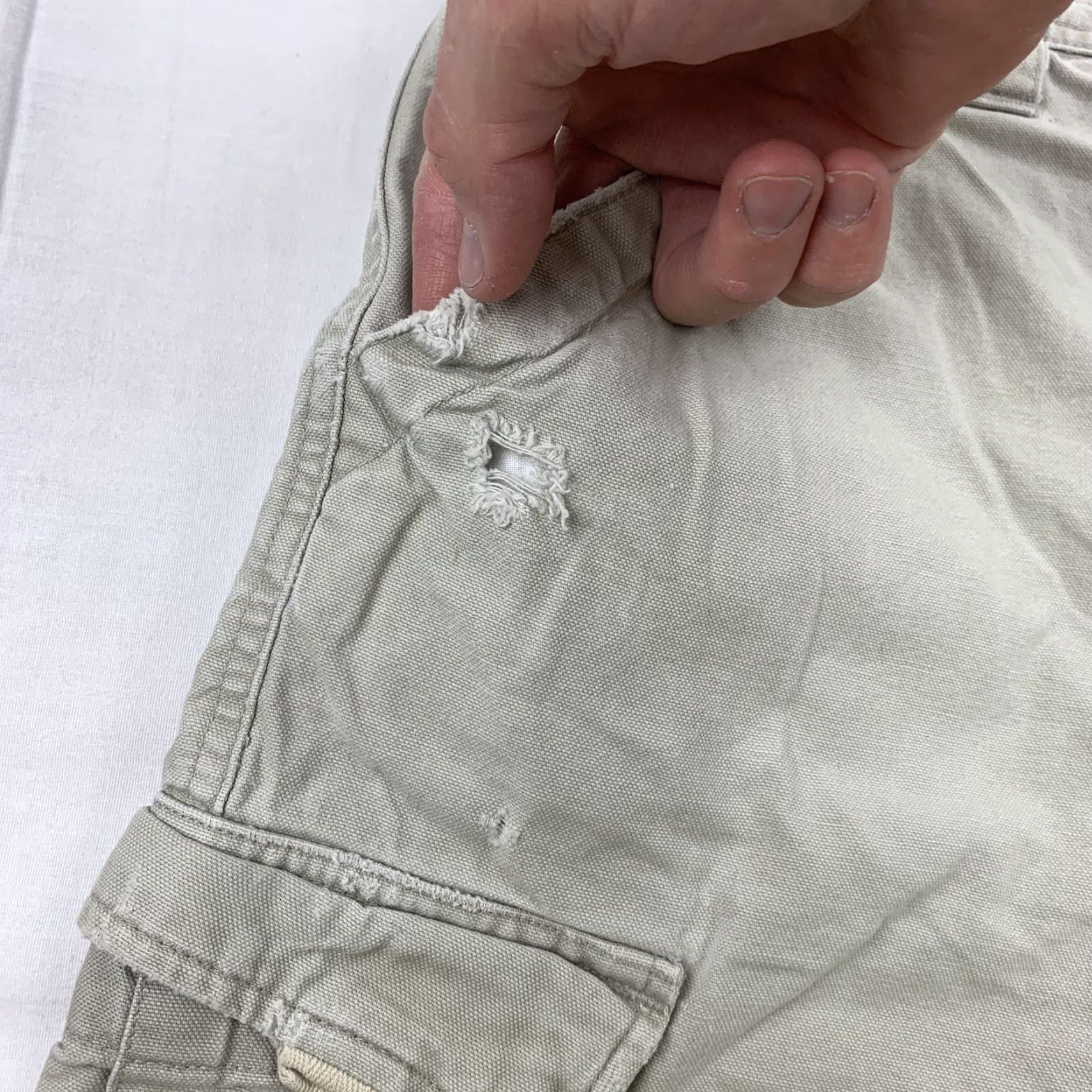 Fox Racing VINTAGE Fox Cargo Shorts Men Adult 30 Khaki Tan Baggy Fit Grunge Y2K Casual Urbanwear Size US 30 / EU 46 - 2 Thumbnail