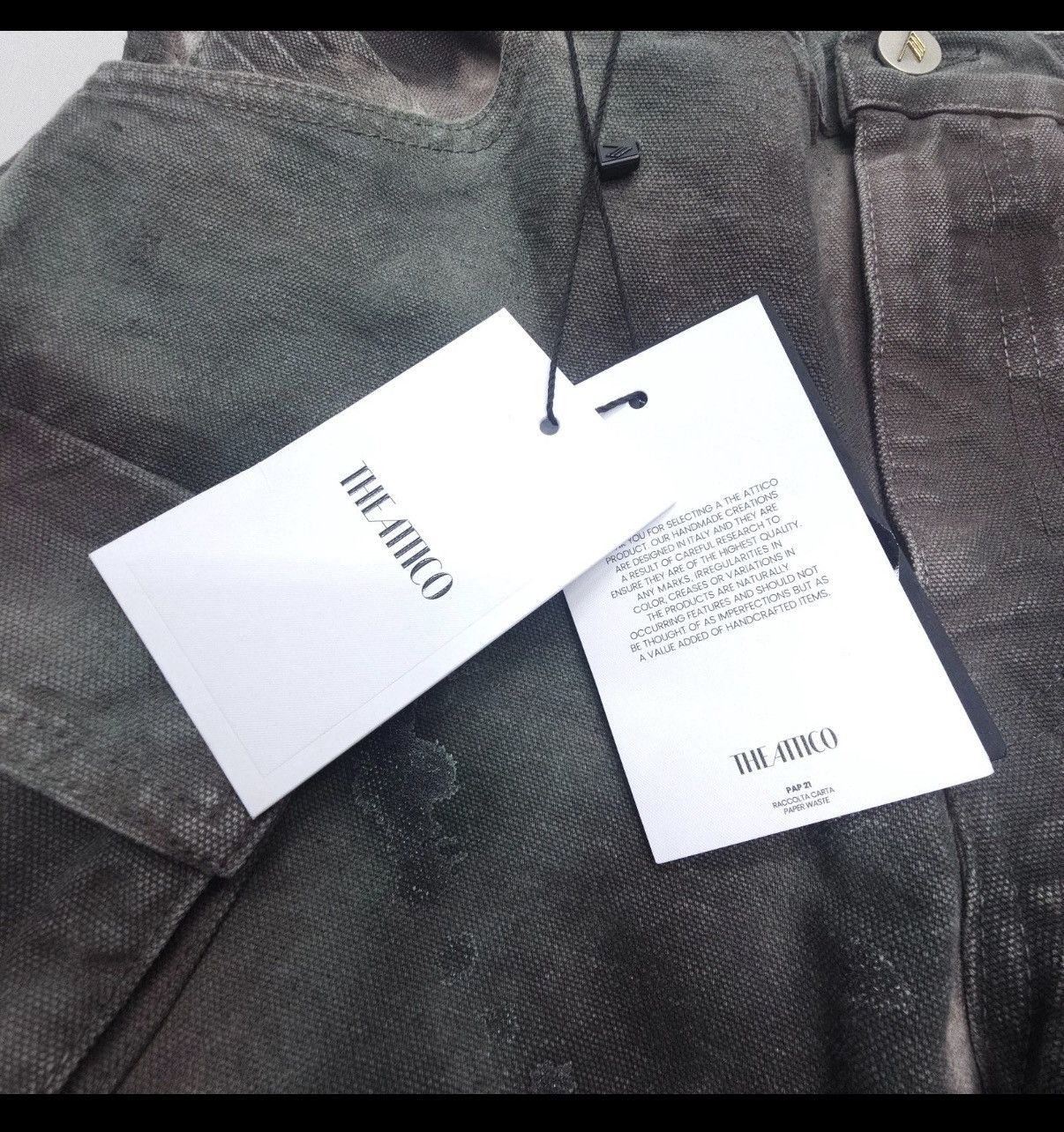 The Attico CARGO FERN PANTS Size 30" / US 8 / IT 44 - 6 Thumbnail