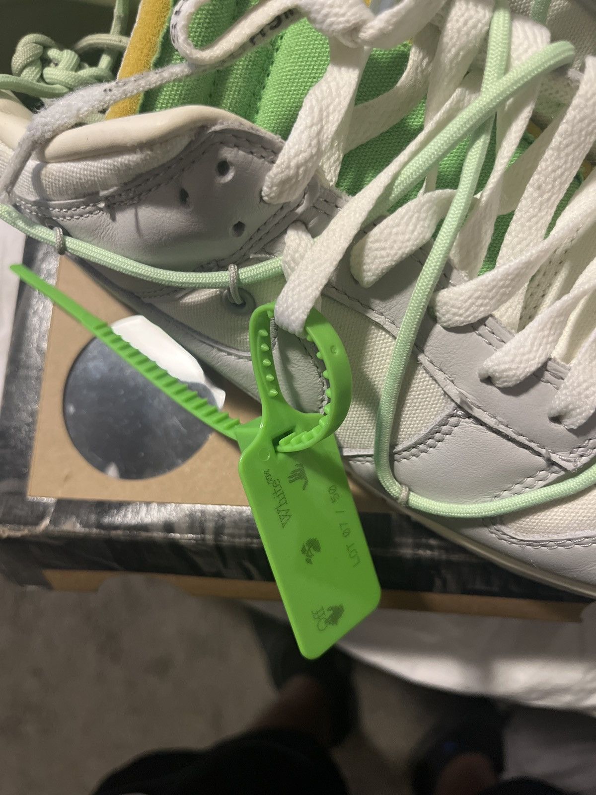 Nike × Off-White Nike Dunk Low A lot 7 Size US 10.5 / EU 43-44 - 10 Thumbnail