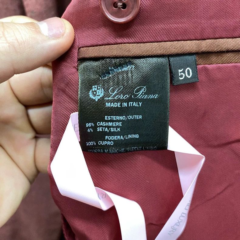 Loro Piana LORO PIANA Dark red wool suit jacket Size XL / US 12-14 / IT 48-50 - 5 Thumbnail