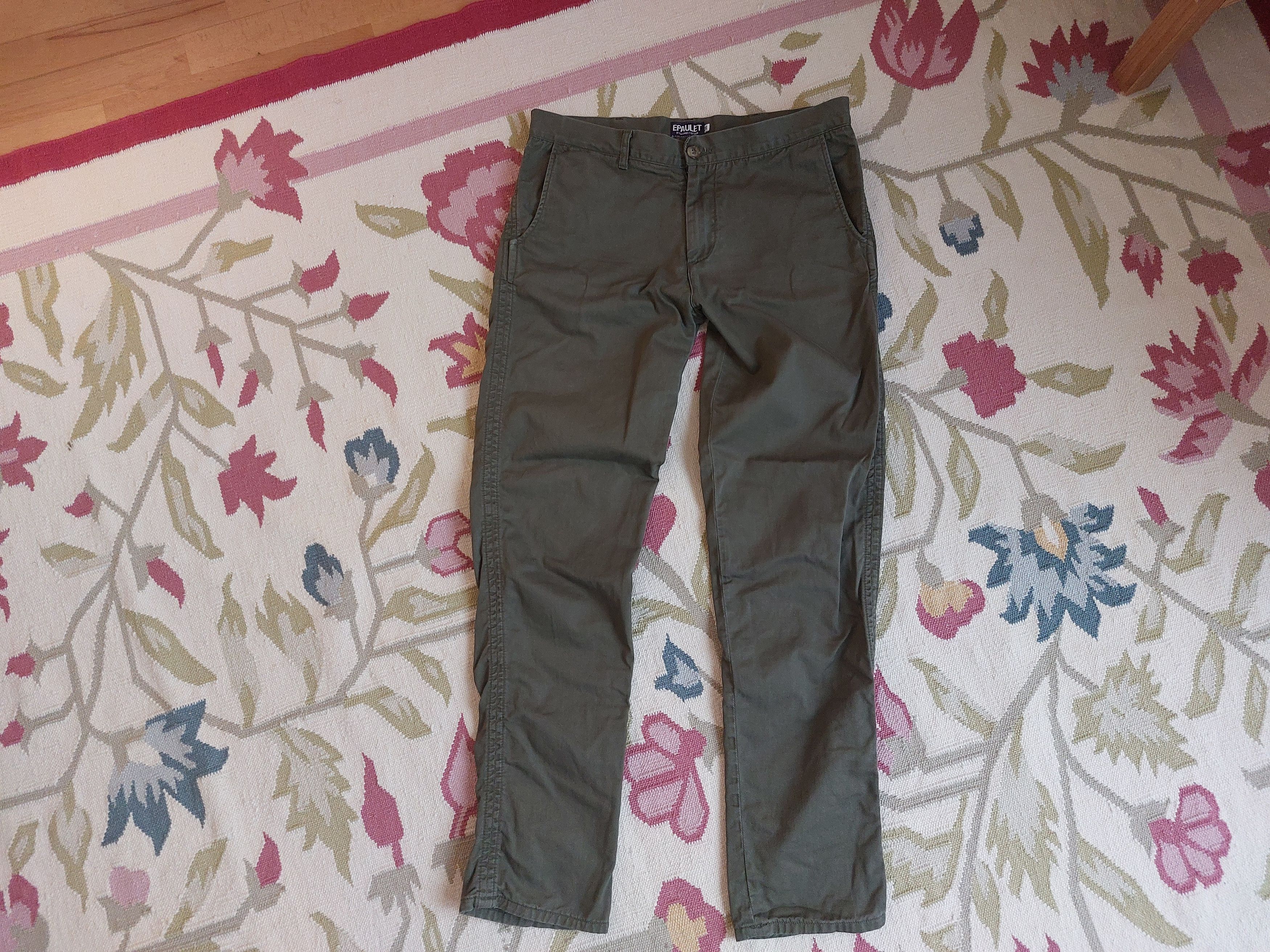 Epaulet Rivet Chino Olive 9oz Japanese Ripcord Size US 36 / EU 52 - 1 Thumbnail
