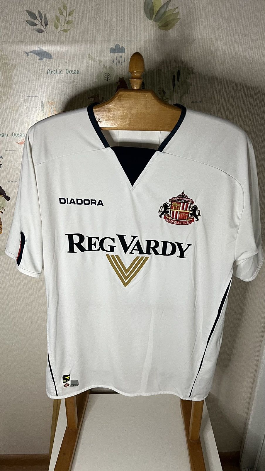 Diadora × Vintage 2004-2005 Sunderland reg vardy diadora vintage rare jersey Size US L / EU 52-54 / 3 - 1 Thumbnail