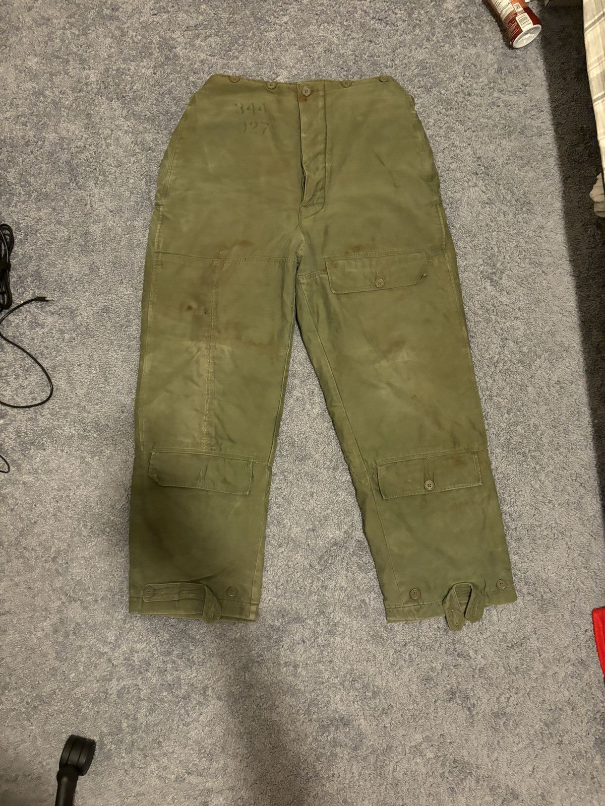 Vintage WW2 Military Pants Size US 30 / EU 46 - 1 Thumbnail