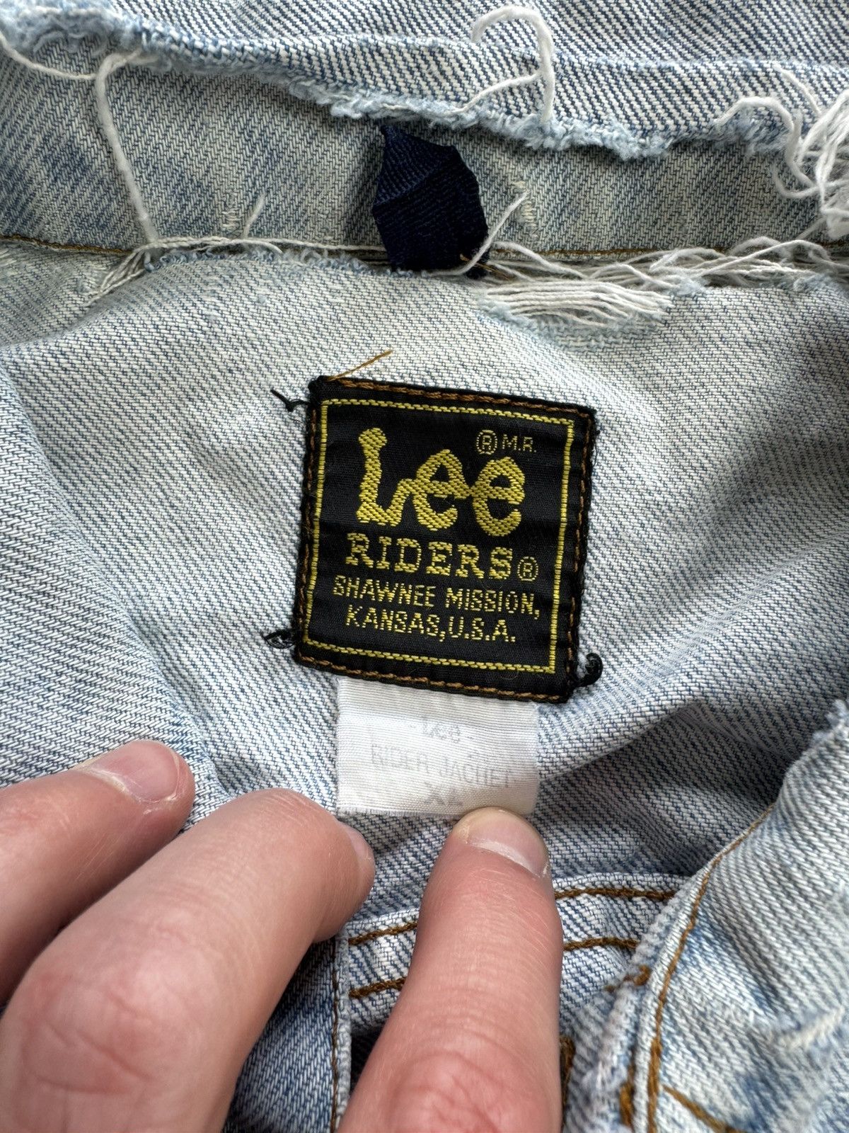 Lee × Vintage Vintage Lee Riders Jeans Jacket Size US XL / EU 56 / 4 - 5 Thumbnail