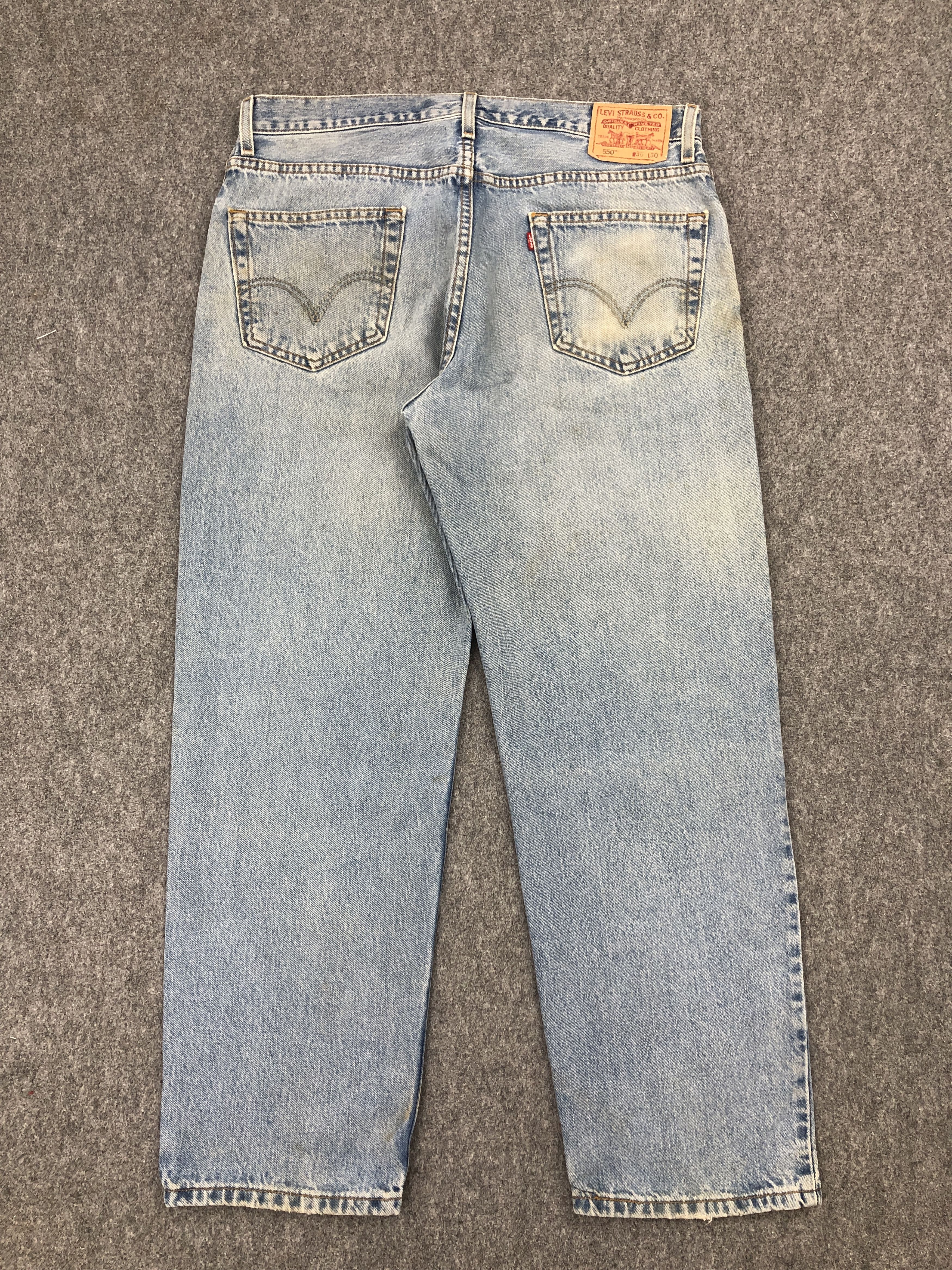 Faded Blue Vintage Levis 550 Denim Jeans