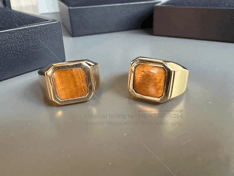 Wacko Maria Wacko Maria SV925 Amber Eye Ring Size ONE SIZE - 6 Thumbnail