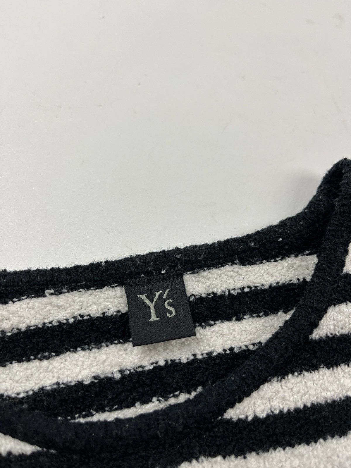 Japanese Brand Vintage🔥Y’s Yohji Yamamoto Striped Sweater/Sweatshirt Size US XL / EU 56 / 4 - 7 Thumbnail