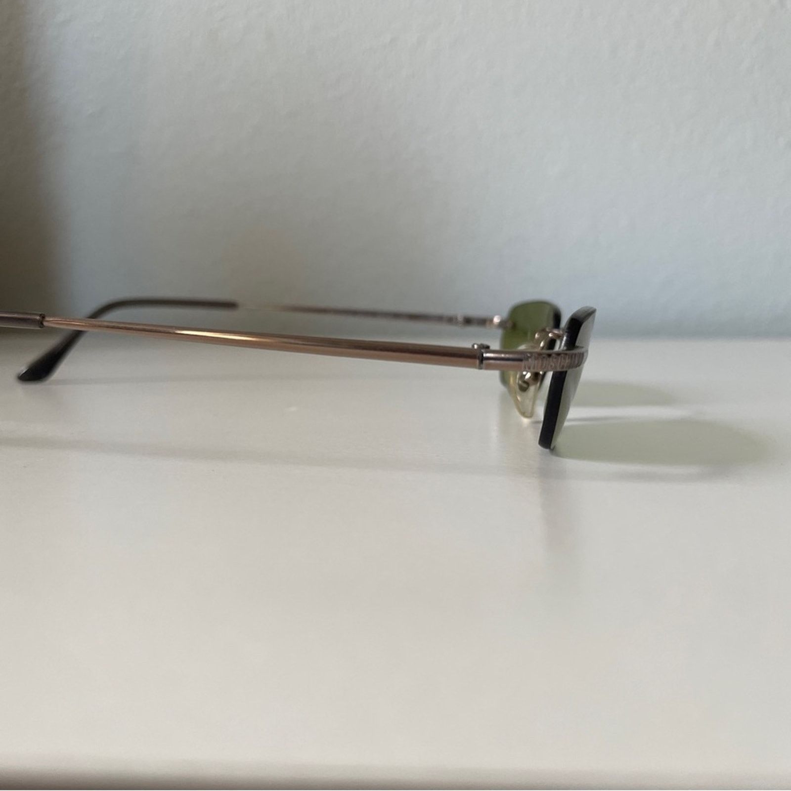 Moschino rare vintage moschino green tinted mini sunglasses Size ONE SIZE - 6 Thumbnail