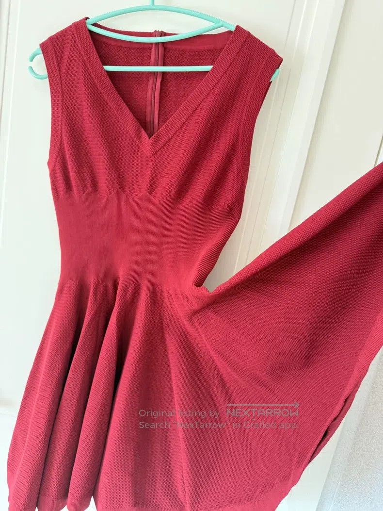 Alaia Alaia Jujube Red Dress Size M / US 6-8 / IT 42-44 - 2 Thumbnail