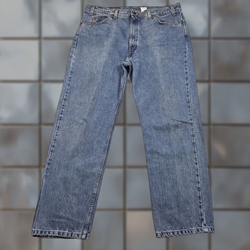 Levi's VINTAGE Levi's Jeans 505 Men's 40x30 Blue Regular Fit Straight Leg Denim Orange Tab Size US 40 / EU 56 - 1 Thumbnail