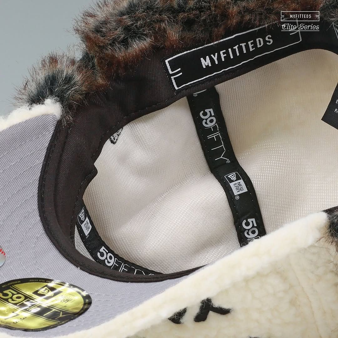 Hat Club NEW YORK YANKEES 75TH WS SHERPA DOG EAR NEW ERA FITTED CAP Size ONE SIZE - 9 Thumbnail