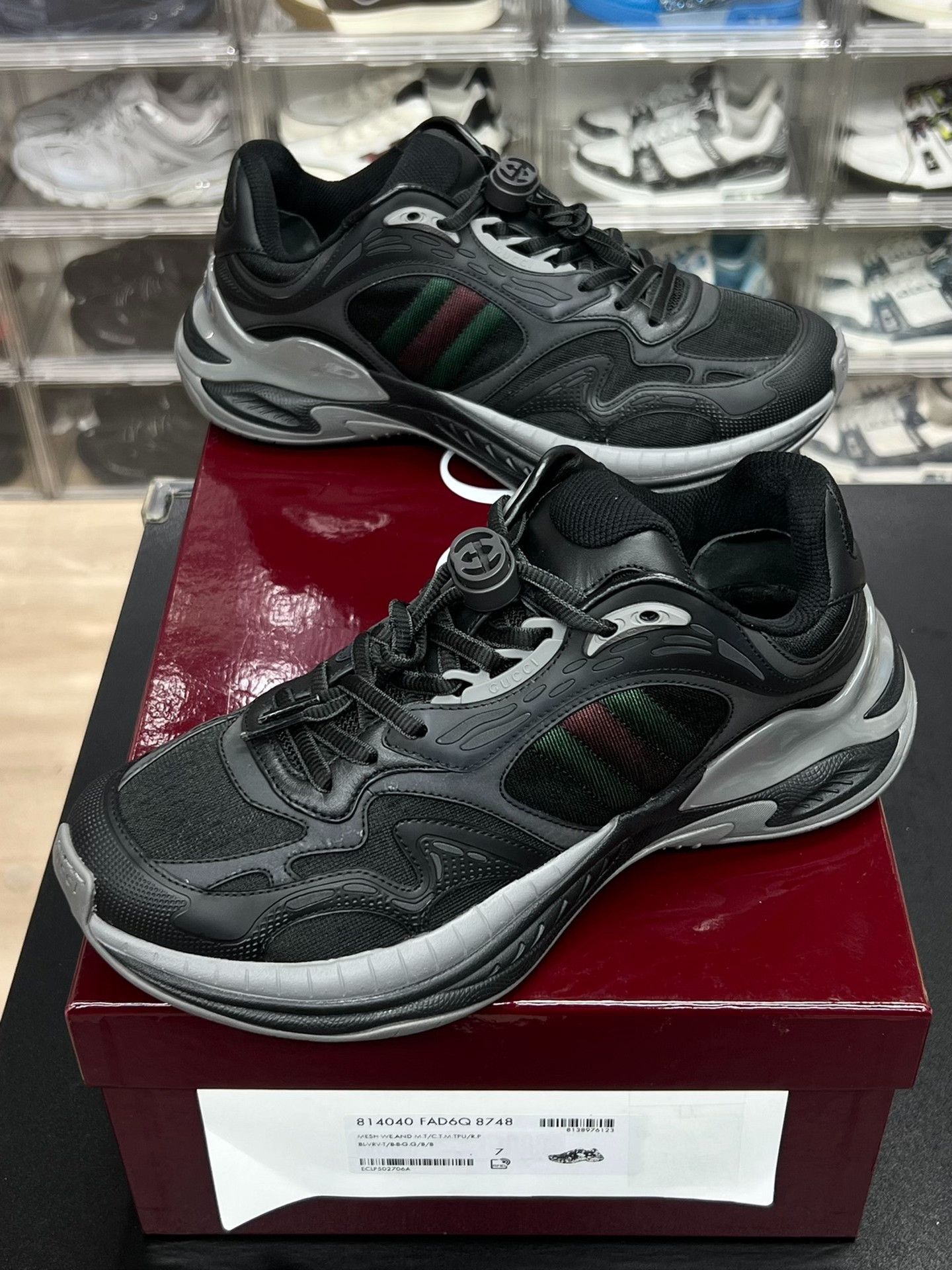 Gucci Gucci Casual Gray Lowtop Sneakers 8 Men Size US 8 / EU 41 - 1 Thumbnail
