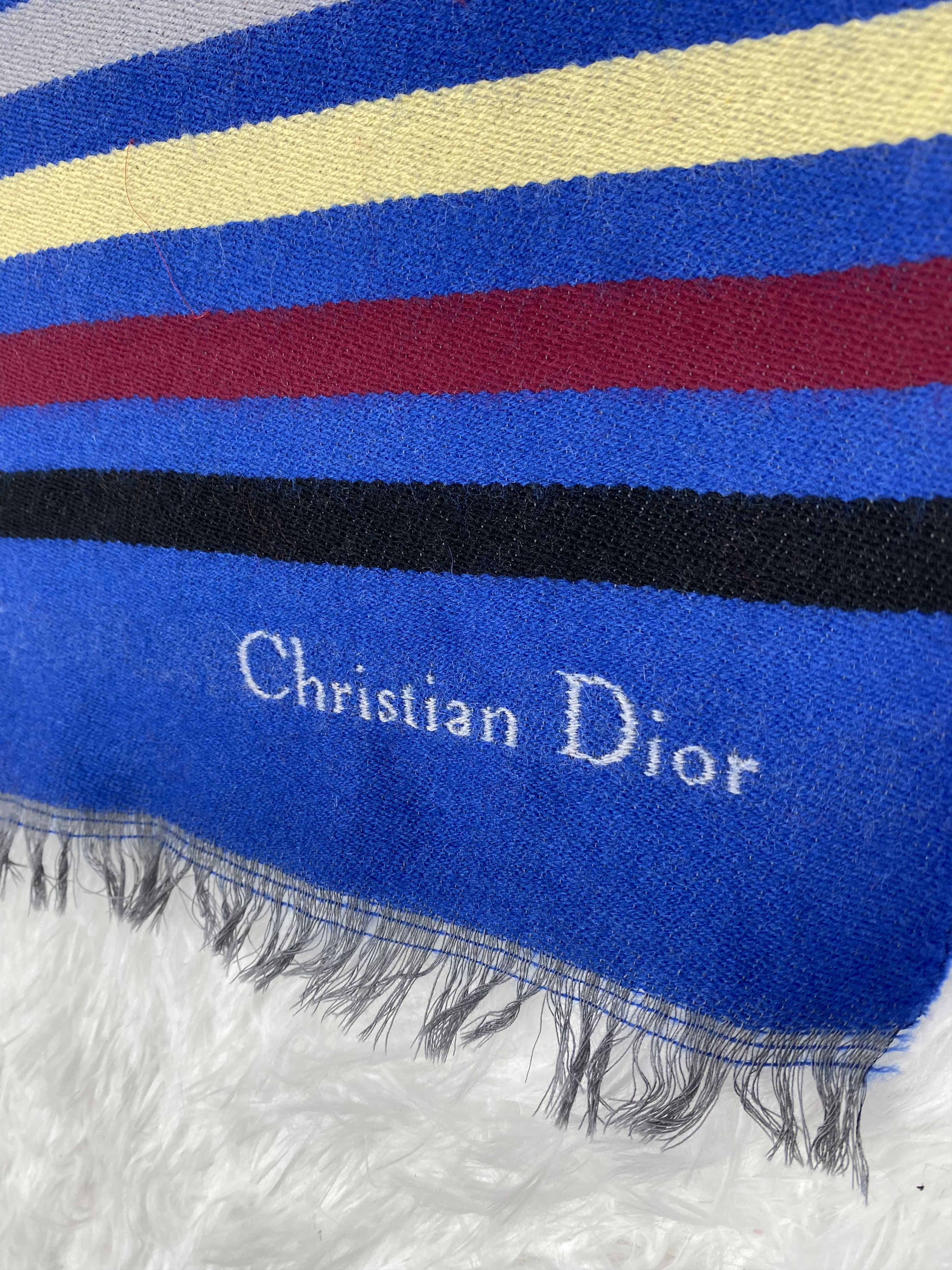 Christian Dior Monsieur Vintage Christian Dior Scarf / Muffler Neckwear PM0047 Size ONE SIZE - 2 Thumbnail