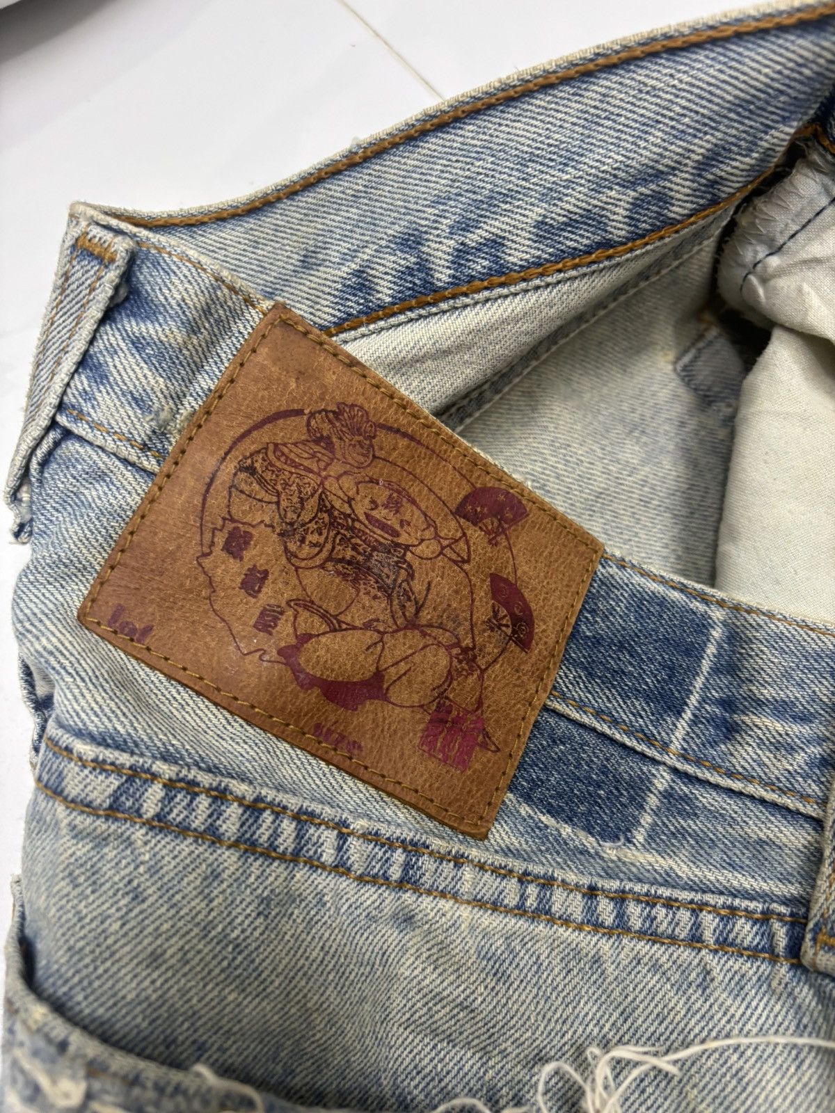 If Six Was Nine × Kapital × Levi's 🔥VINTAGE LEVIS 501 RECONSTRUCTED PATCHWORK DENIM JEANS Size US 30 / EU 46 - 12 Thumbnail