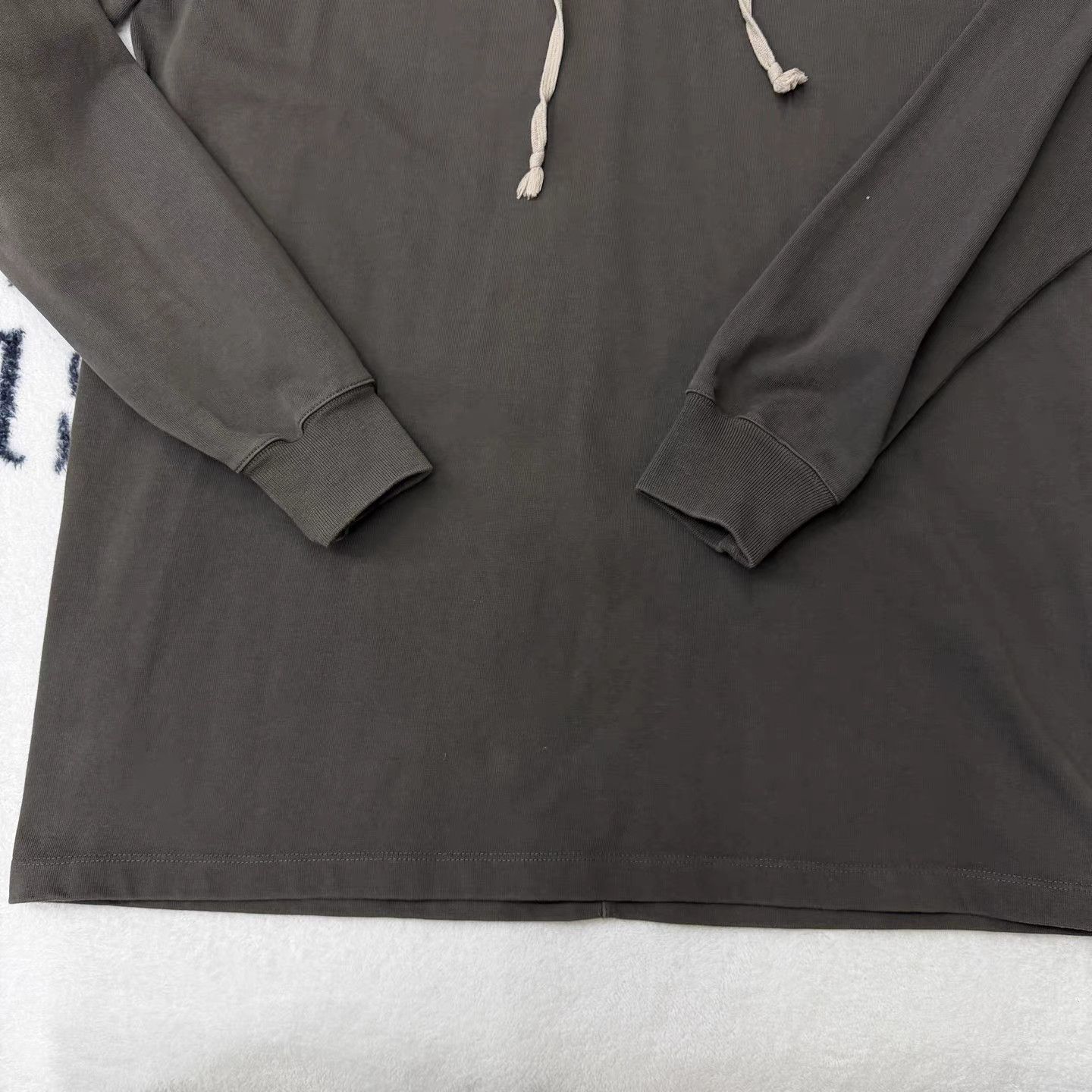 Rick Owens Rick Owens Classic Drawstring Long Hoodie K15 Size US M / EU 48-50 / 2 - 2 Thumbnail