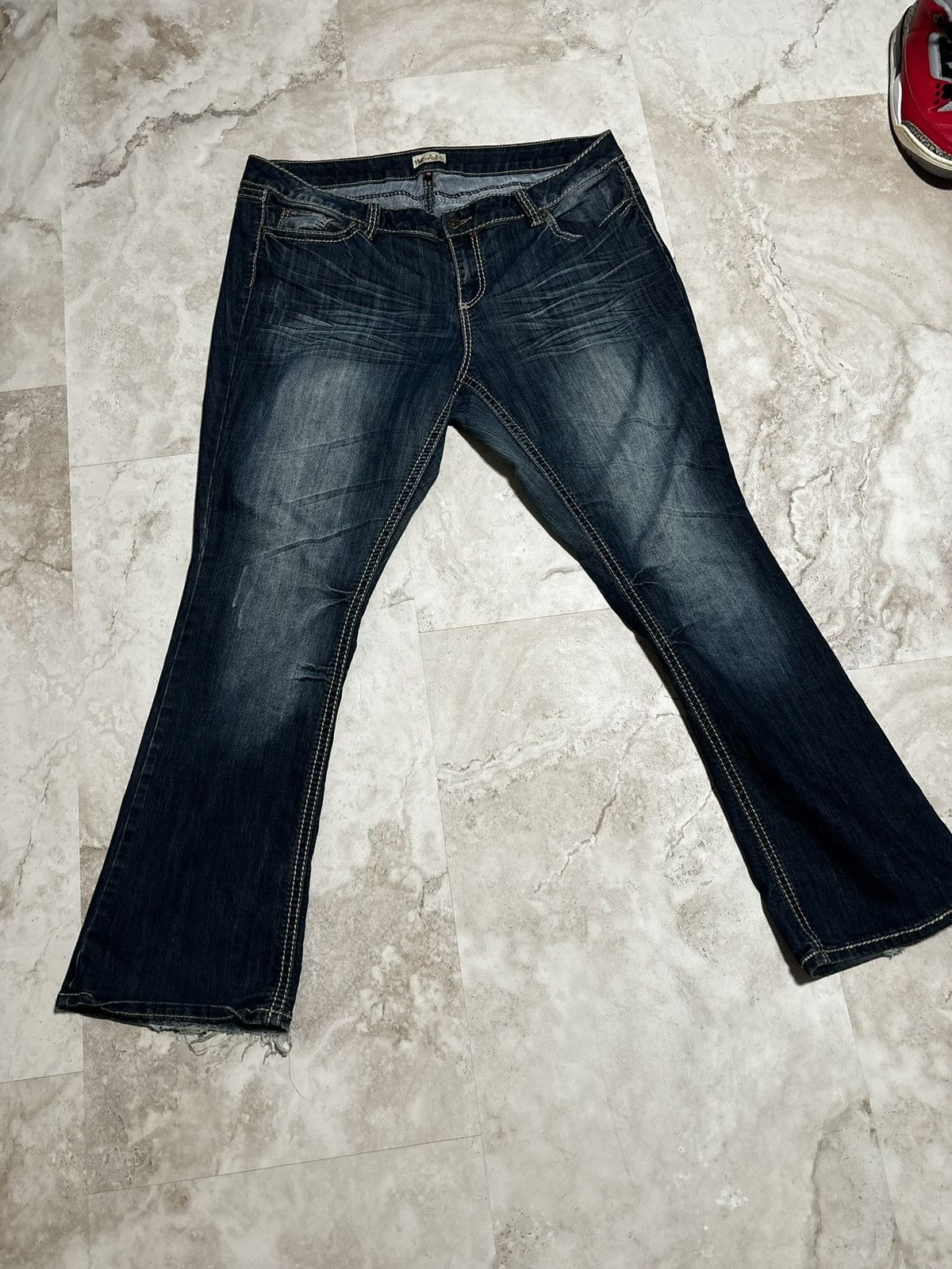 Other Flared Jeans W/ Studded Pockets Size US 40 / EU 56 - 1 Thumbnail