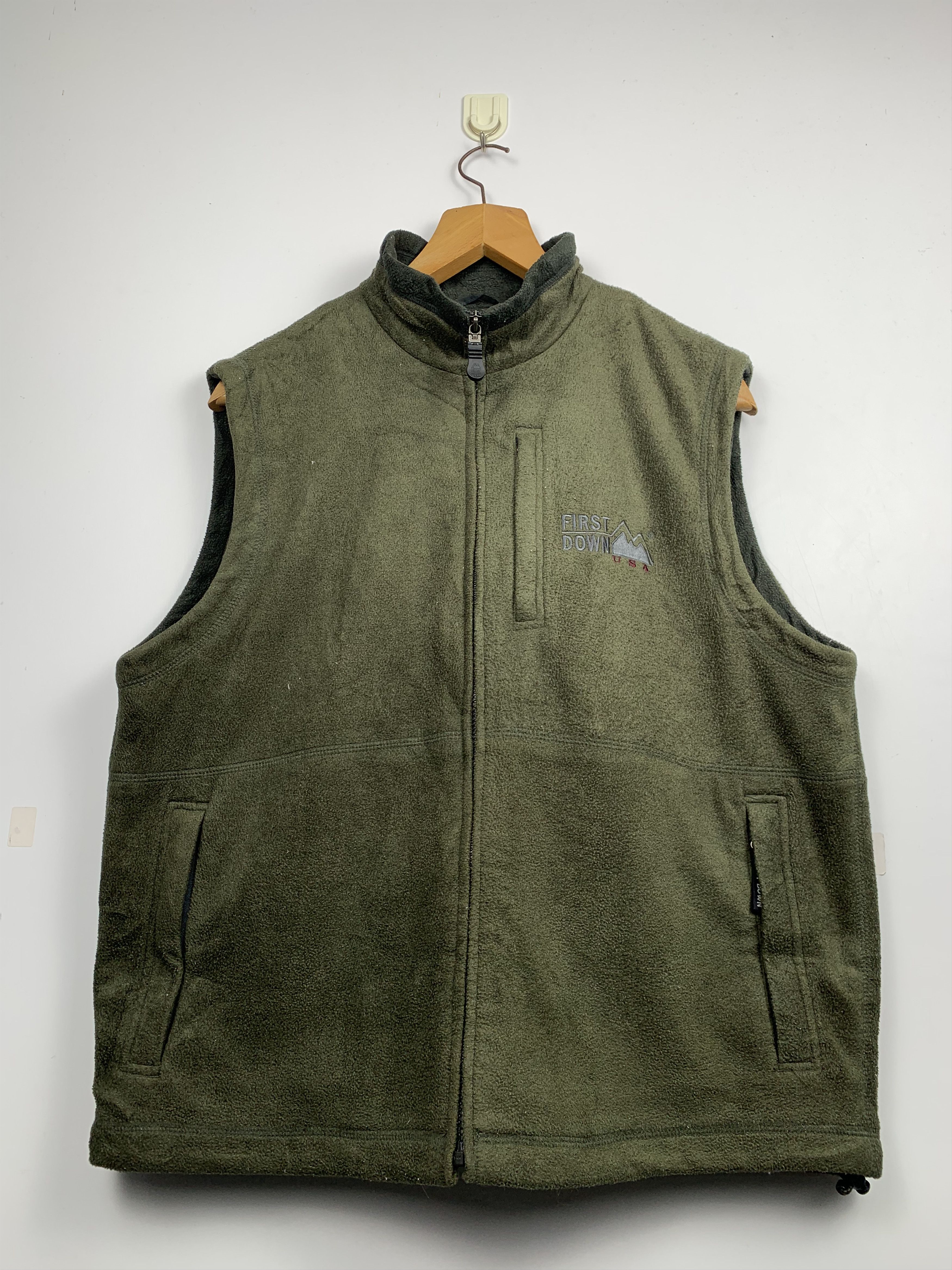 Vintage Vintage First Down Fleece Jacket J1190 Size US M / EU 48-50 / 2 - 1 Thumbnail