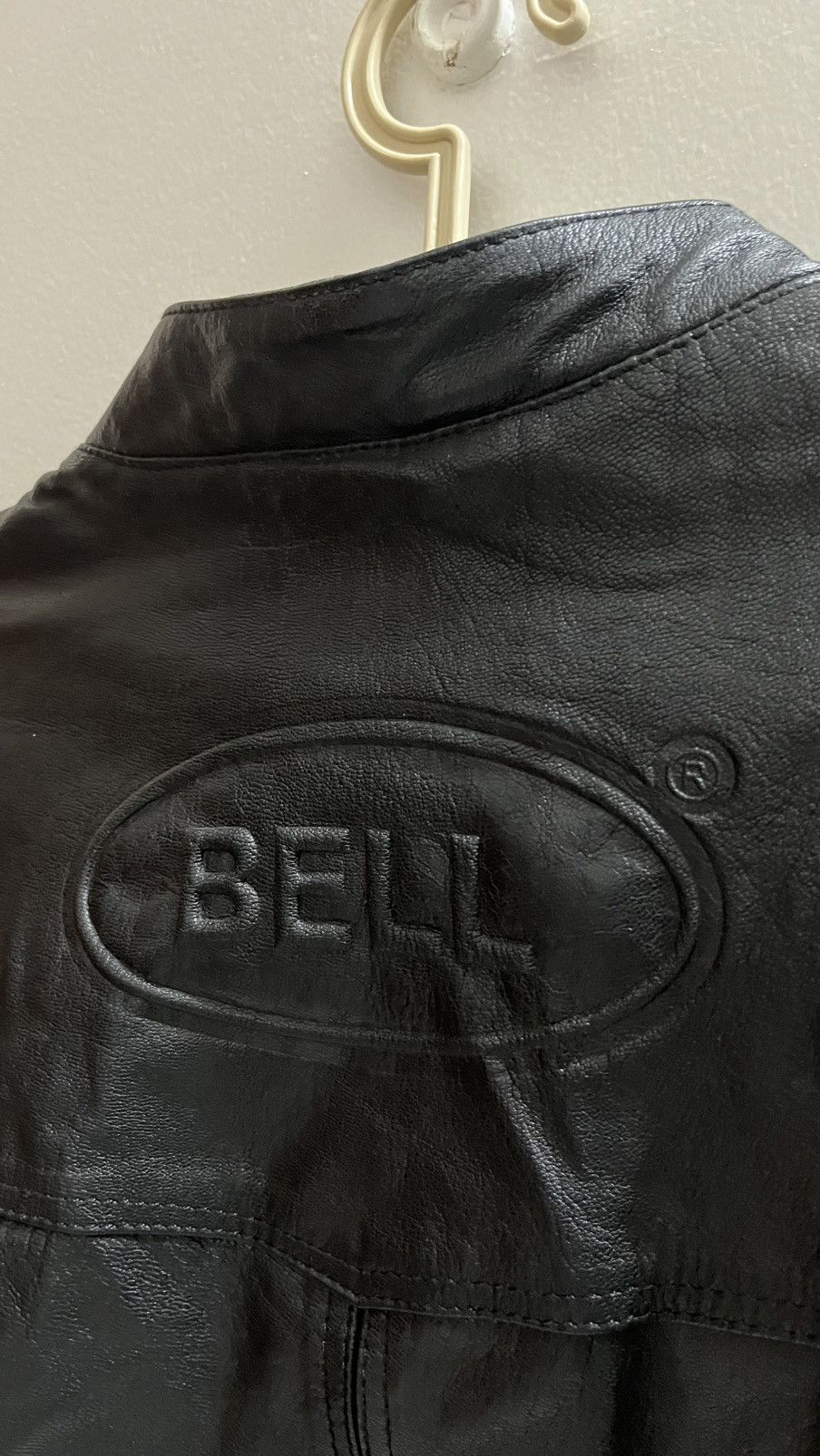 Other BELL GENUINE LEATHER BIKER JACKET Size US XXL / EU 58 / 5 - 3 Thumbnail
