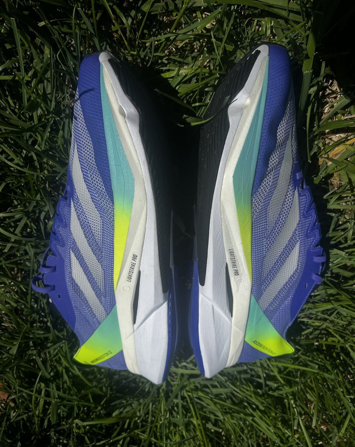 Adidas CLEAN Adidas Adizero Boston 12 size 10.5 Mens Blue shoes Size US 10.5 / EU 43-44 - 6 Thumbnail