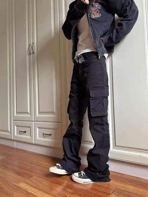 VIBE Street hip hop vintage micro flare baggy jeans Size US 32 / EU 48 - 4 Thumbnail