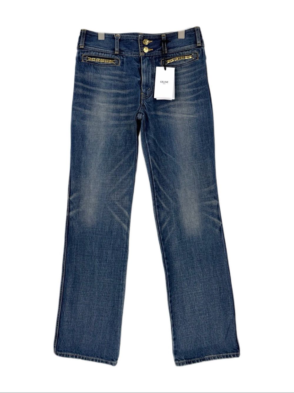 Celine Celine Cotton Jeans Size 28 Size 28" / US 6 / IT 42 - 1 Thumbnail