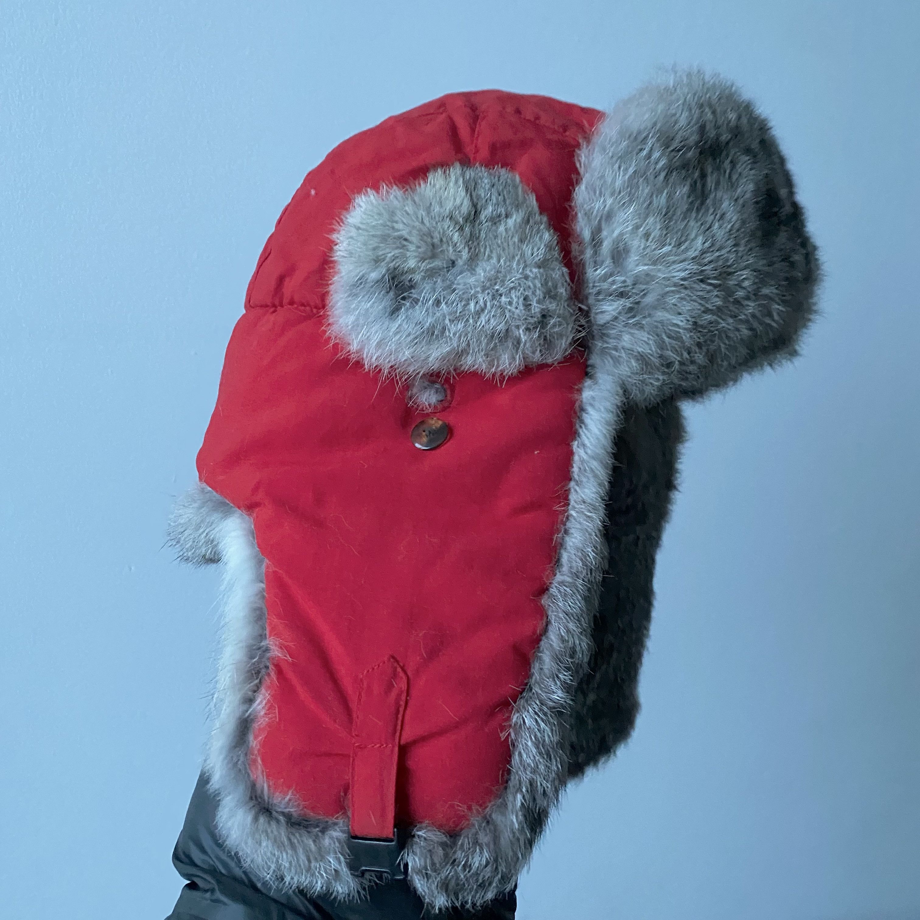 If Six Was Nine Ushanka Trapper Real Fur Hat Winter Y2K Japanese Size ONE SIZE - 4 Thumbnail