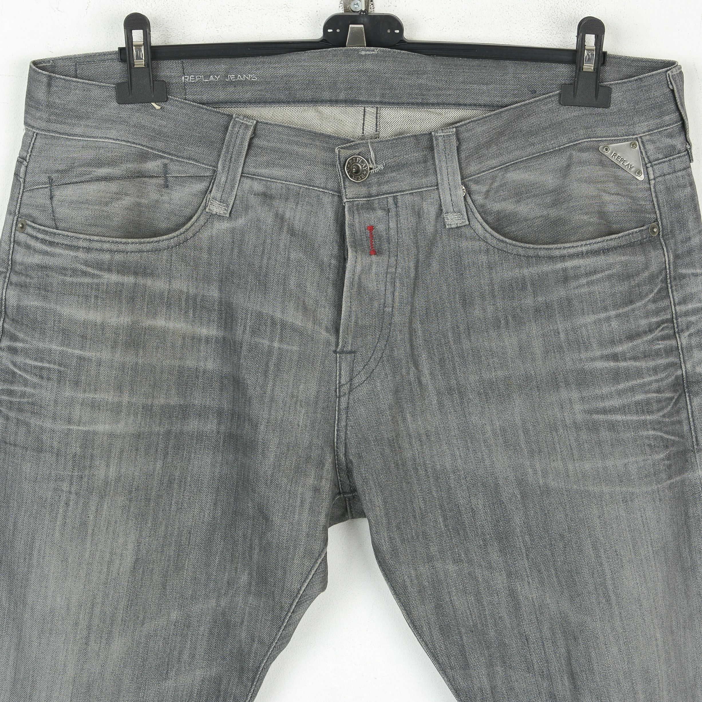 Replay JEANS W36 L30 Regular Straight Denim Pants Trousers Italian Size US 36 / EU 52 - 2 Thumbnail