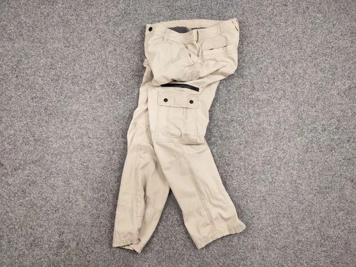Japanese Brand Vintage 90's Cargo Pants Travis Scott Japan Pocket Beige Size US 34 / EU 50 - 7 Thumbnail