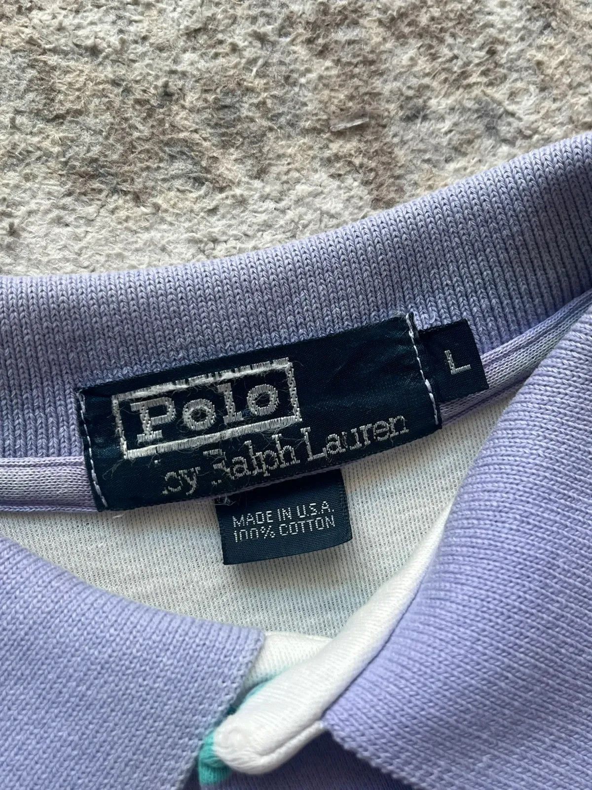 Polo Ralph Lauren Polo Ralph Lauren Sz L Soft Cotton 90s Vintage Polo Shirt Size US L / EU 52-54 / 3 - 6 Thumbnail