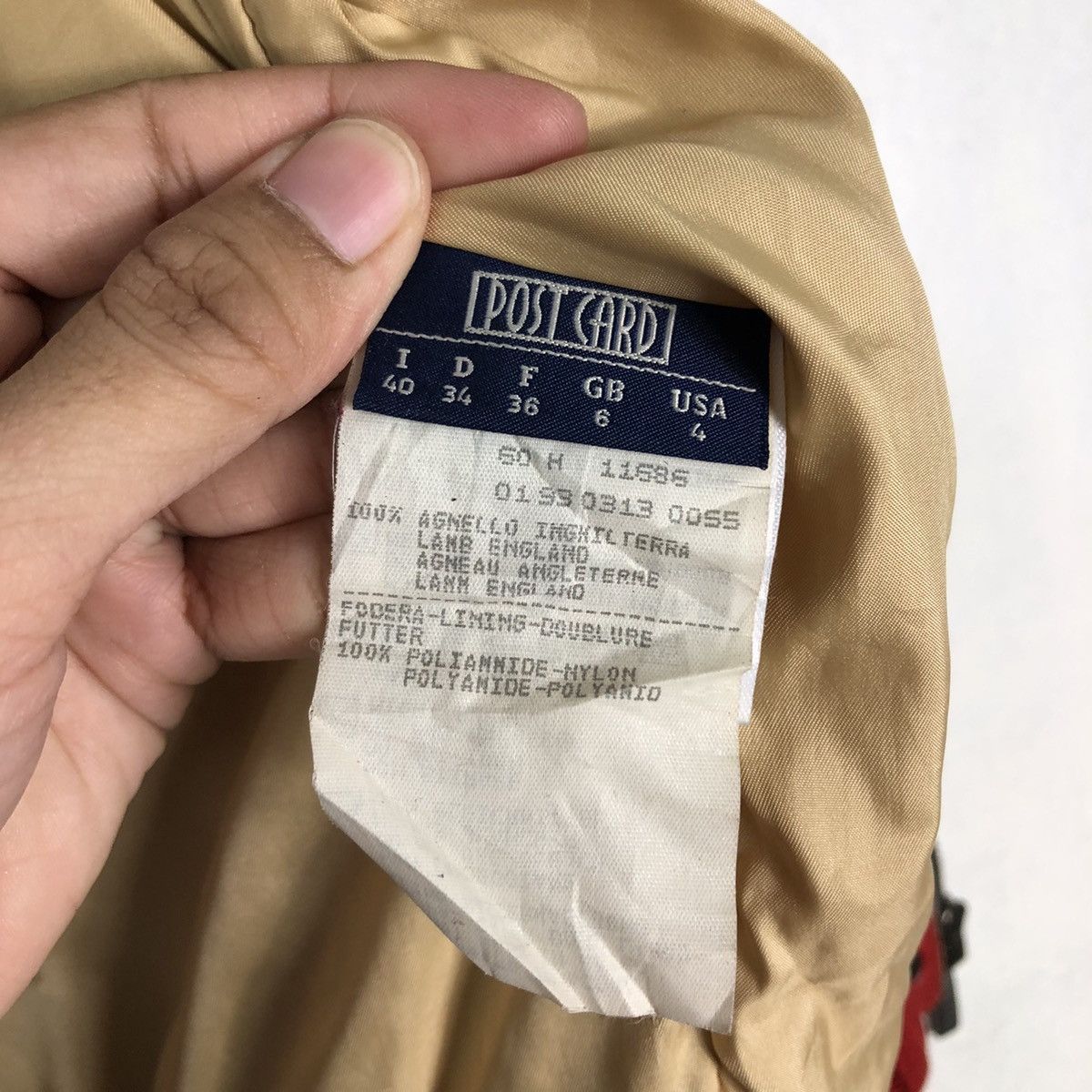 Japanese Brand 🔥Cropped Biker Leather Jacket Post Card Made in Italy Size US S / EU 44-46 / 1 - 19 Thumbnail