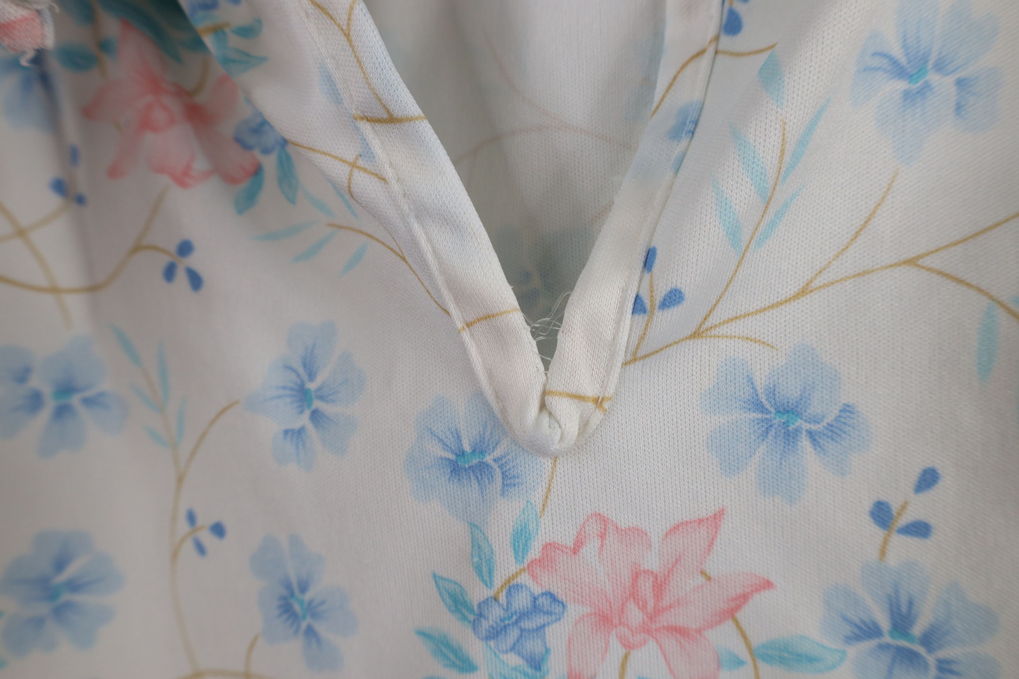 Vintage Vintage 70s Streetwear Flower Knit Short Sleeve Shirt Size M / US 6-8 / IT 42-44 - 5 Thumbnail