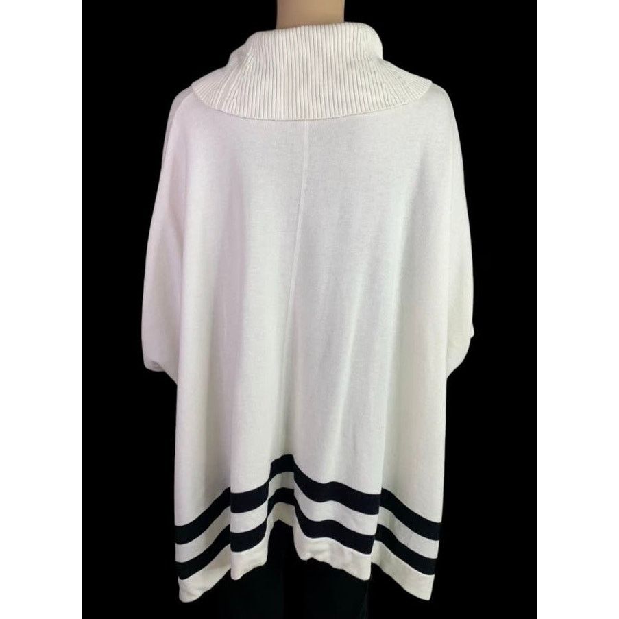 Calvin Klein Calvin Klein Womens Medium Cowl Neck Poncho Sweater Size M / US 6-8 / IT 42-44 - 4 Thumbnail