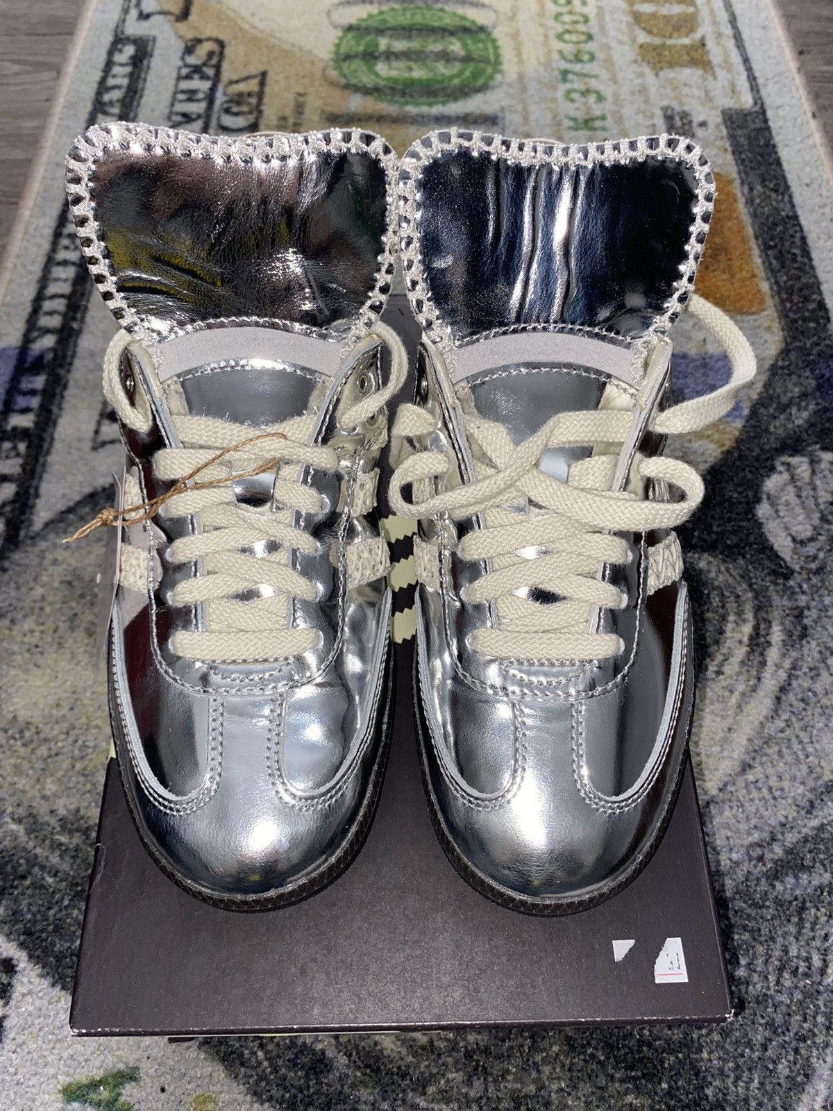 Adidas × Wales Bonner Adidas Samba Wales Bonner Silver Size US 6.5 / EU 39-40 - 3 Thumbnail
