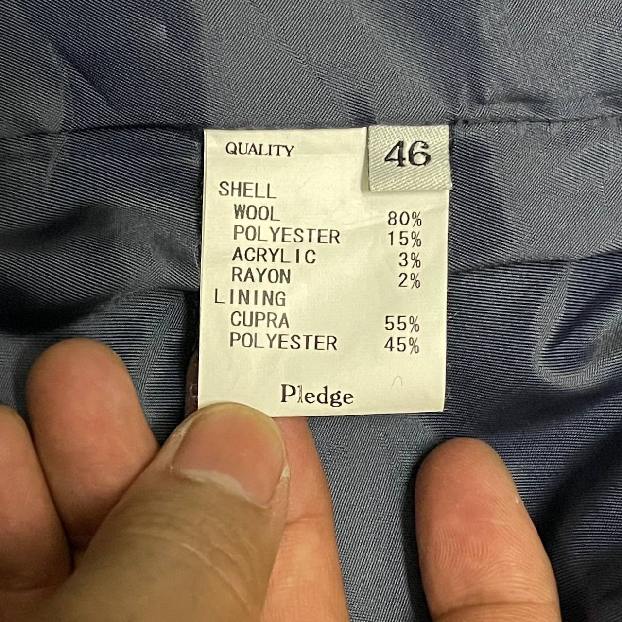 Pledge Pledge Wool Hooded Coat Double Breast Size US S / EU 44-46 / 1 - 8 Thumbnail