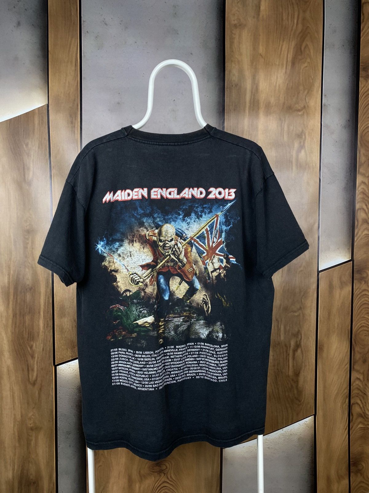 Iron Maiden 💀Vintage 2013 T-Shirt Iron Maiden The Trooper VTG Tee💀 Size US XL / EU 56 / 4 - 2 Thumbnail