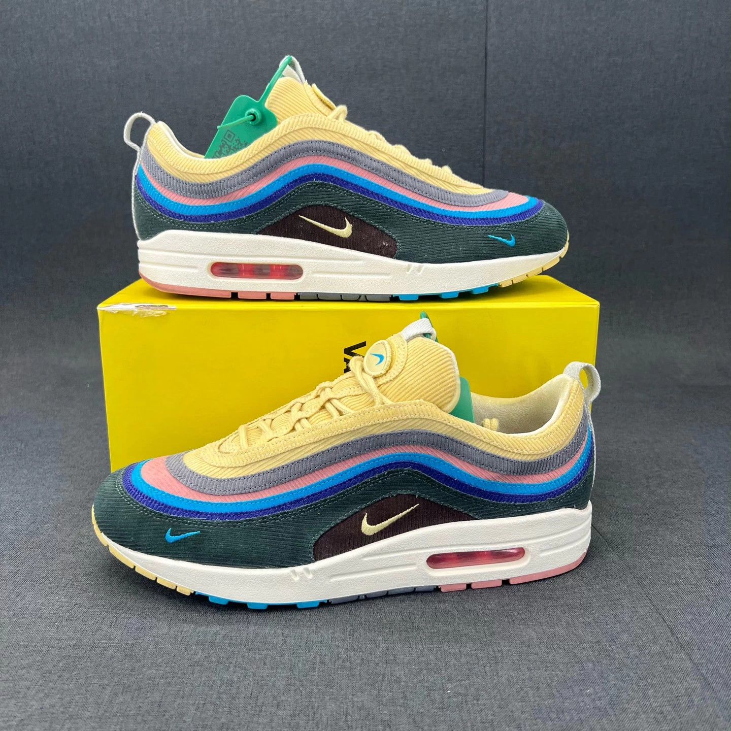 Nike max97 corduroy pants 44.5 new dbk orig box & accs Size US 11.5 / EU 44-45 - 2 Thumbnail