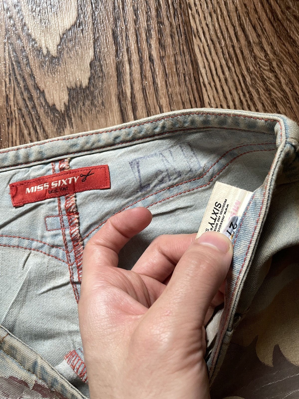 Miss Sixty Vintage Miss Sixty Jeans Flared Distressed 00s Low Rice Size 27" / US 4 / IT 40 - 5 Thumbnail