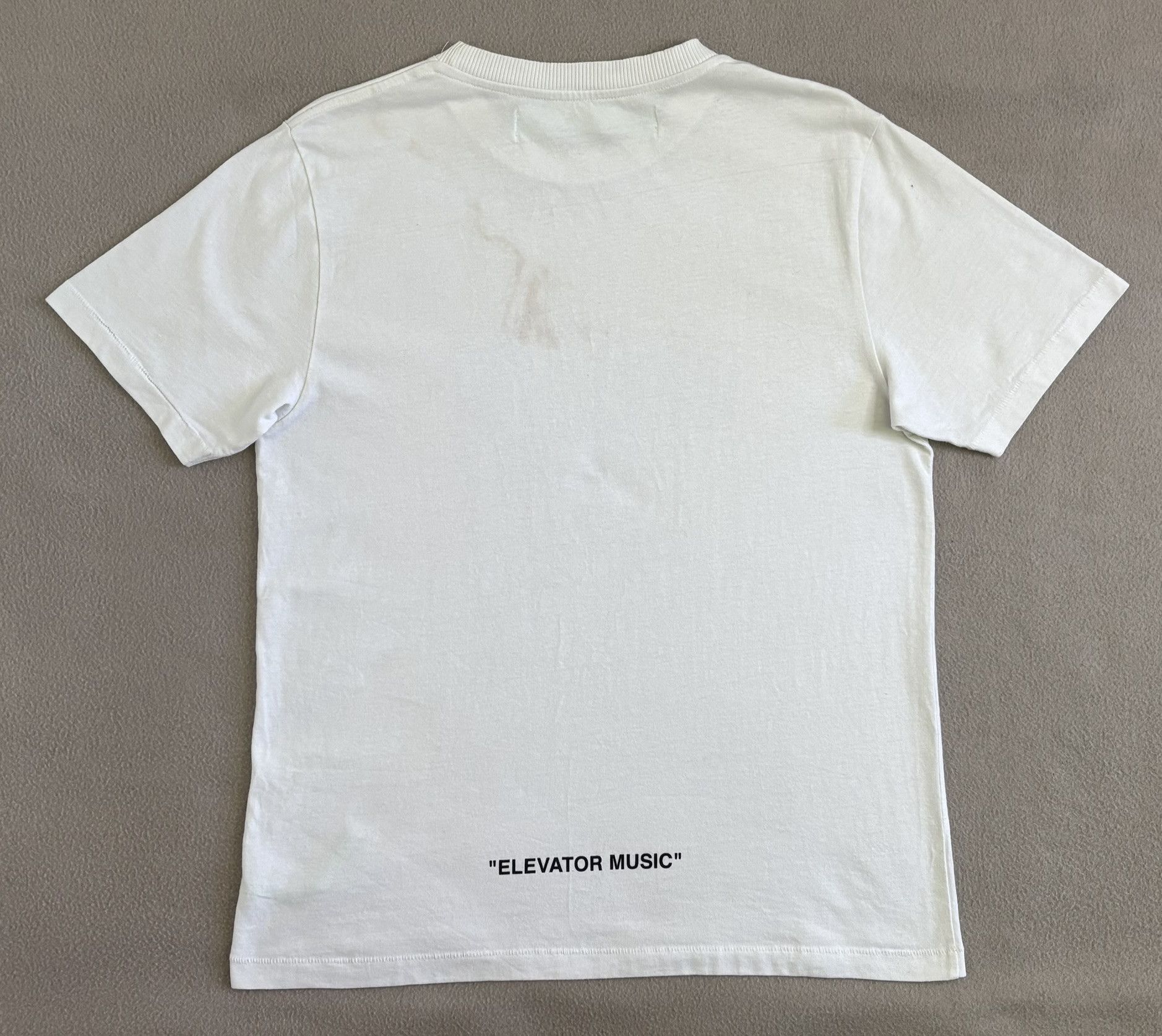 Off-White Off-White "Elevator Music" T-shirt Medium Size US M / EU 48-50 / 2 - 10 Thumbnail