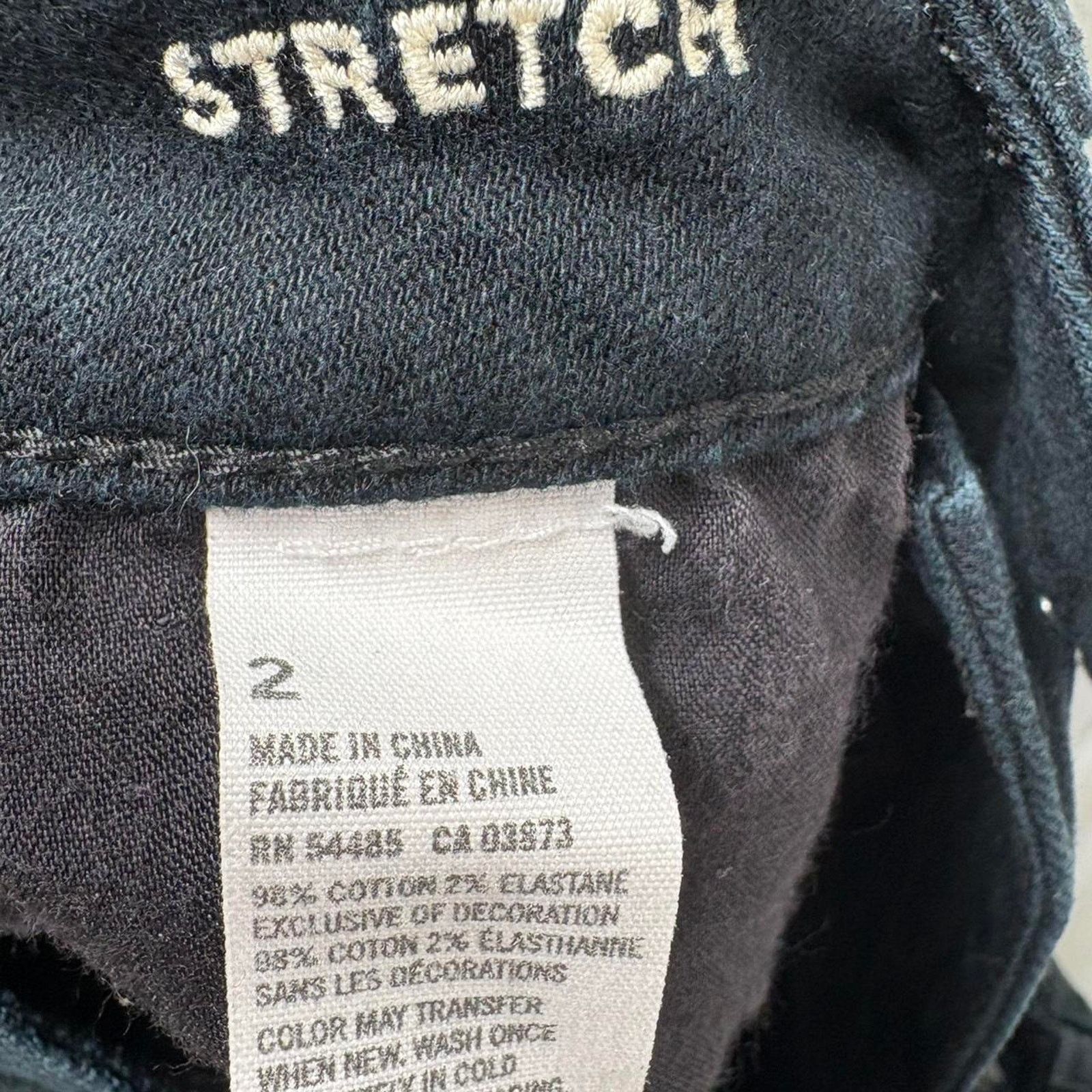 American Eagle Outfitters American eagle black distressed denim Size 26" / US 2 / IT 38 - 4 Thumbnail