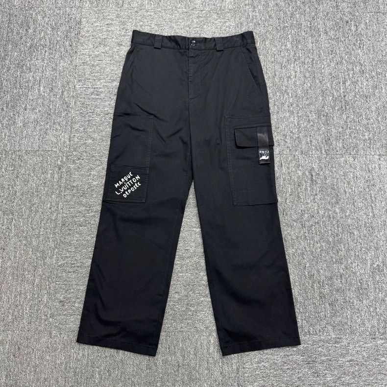 Louis Vuitton Louis Vuitton Embroidered Work Pants Size 46 Size US 31 - 1 Thumbnail