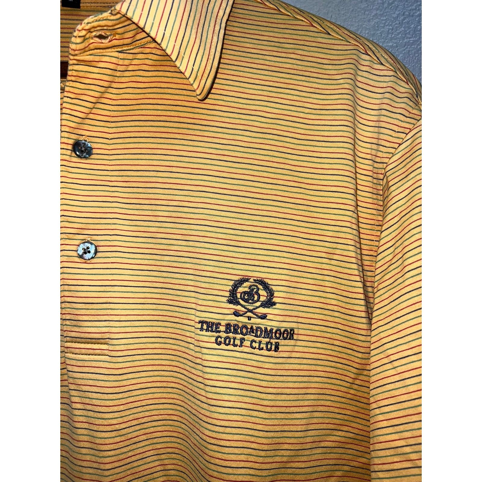 Vintage Vintage The Broadmoor Golf Club Polo Shirt Jack Nicklaus M Size US M / EU 48-50 / 2 - 3 Thumbnail