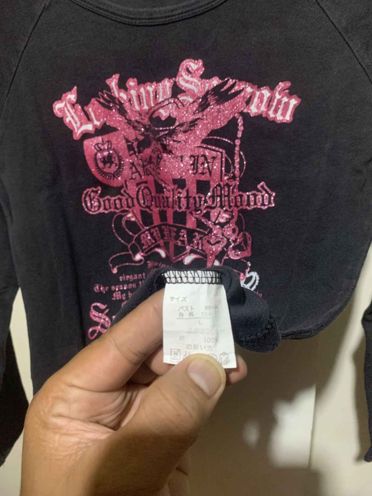 Hysteric Glamour × Undercover Japanese Crazy Girl Gothic Poem Long Sleeve T Shirt Size US L / EU 52-54 / 3 - 8 Thumbnail