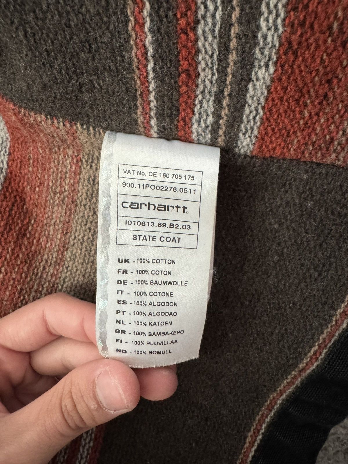 Carhartt Carhartt Heritage Line State Coat Duck Fabric Corduroy Size US L / EU 52-54 / 3 - 7 Thumbnail
