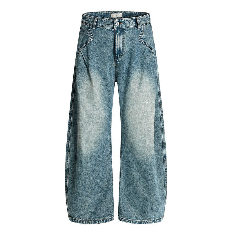 Jean American retro washed distressed jeans for men Size US 32 / EU 48 - 1 Thumbnail