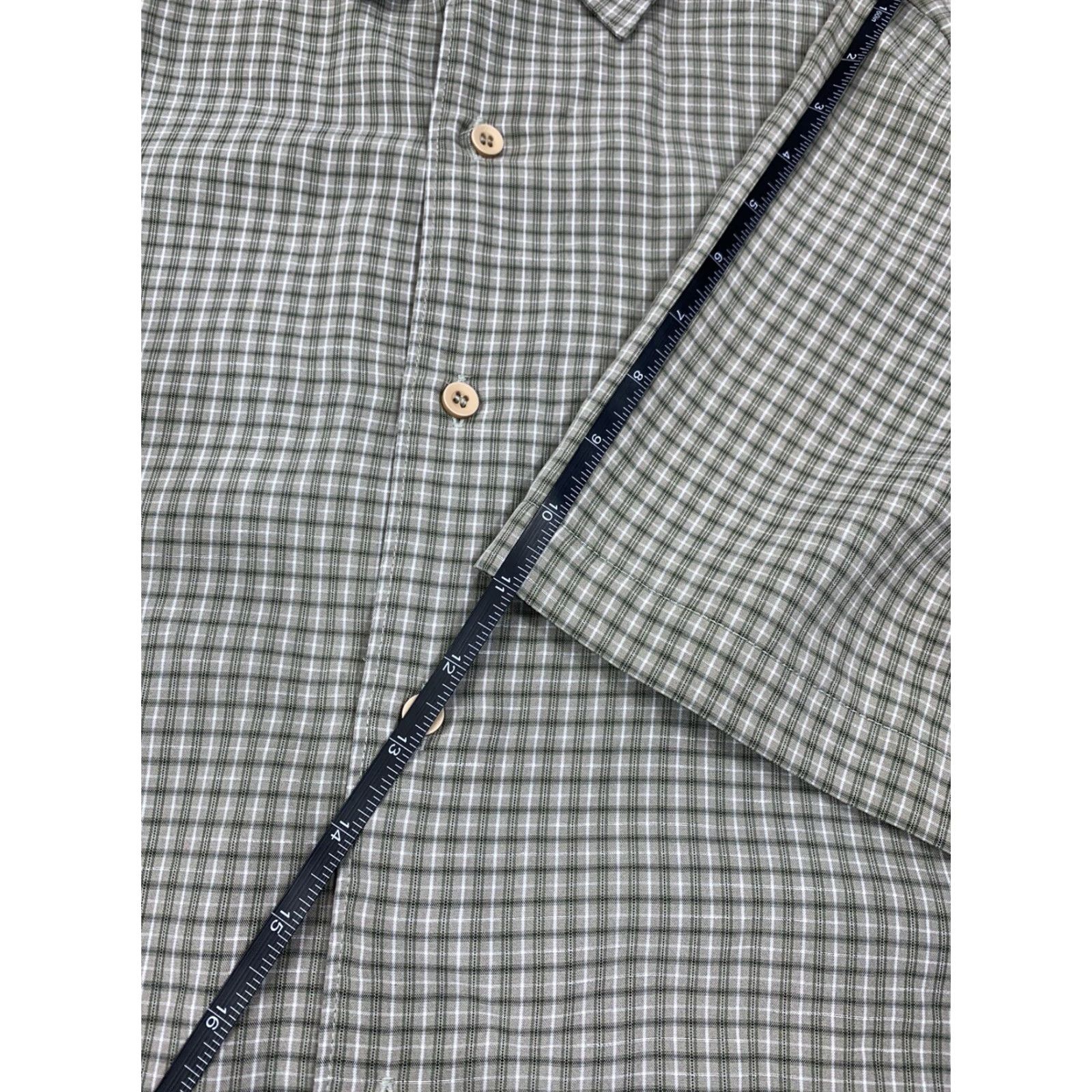 Quiksilver Quiksilver Shirt Mens XL Green Plaid Button-Down Short Sleeve Casual Size US 36 / EU 52 - 6 Thumbnail