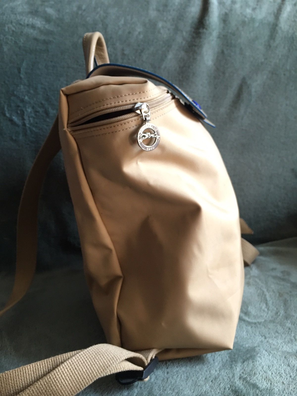 Longchamp Longchamp Le Pliage Club Beige Nylon Backpack Bag Size ONE SIZE - 8 Thumbnail