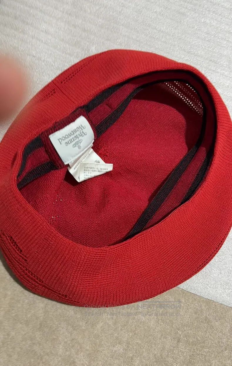 Vivienne Westwood Vivienne Westwood Red Openwork Saturn Beret Size ONE SIZE - 8 Thumbnail